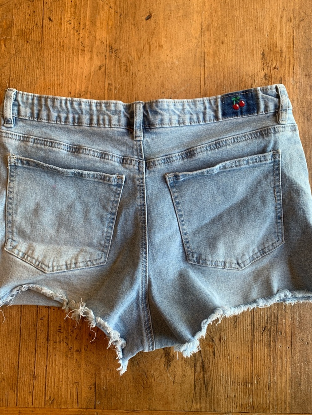 Project Rebel Cherry Embroidered Denim Shorts - Picture 11 of 16